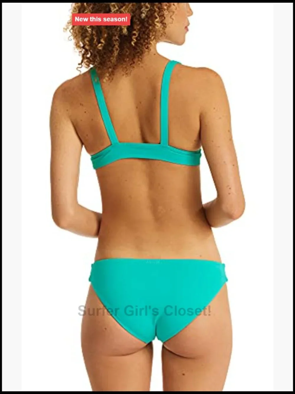 Classic Banded Tri Bikini Top - Triangle, Adjustable Straps, Removable Pads